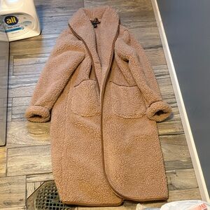 Cuddl Duds Tan Teddy Jacket
